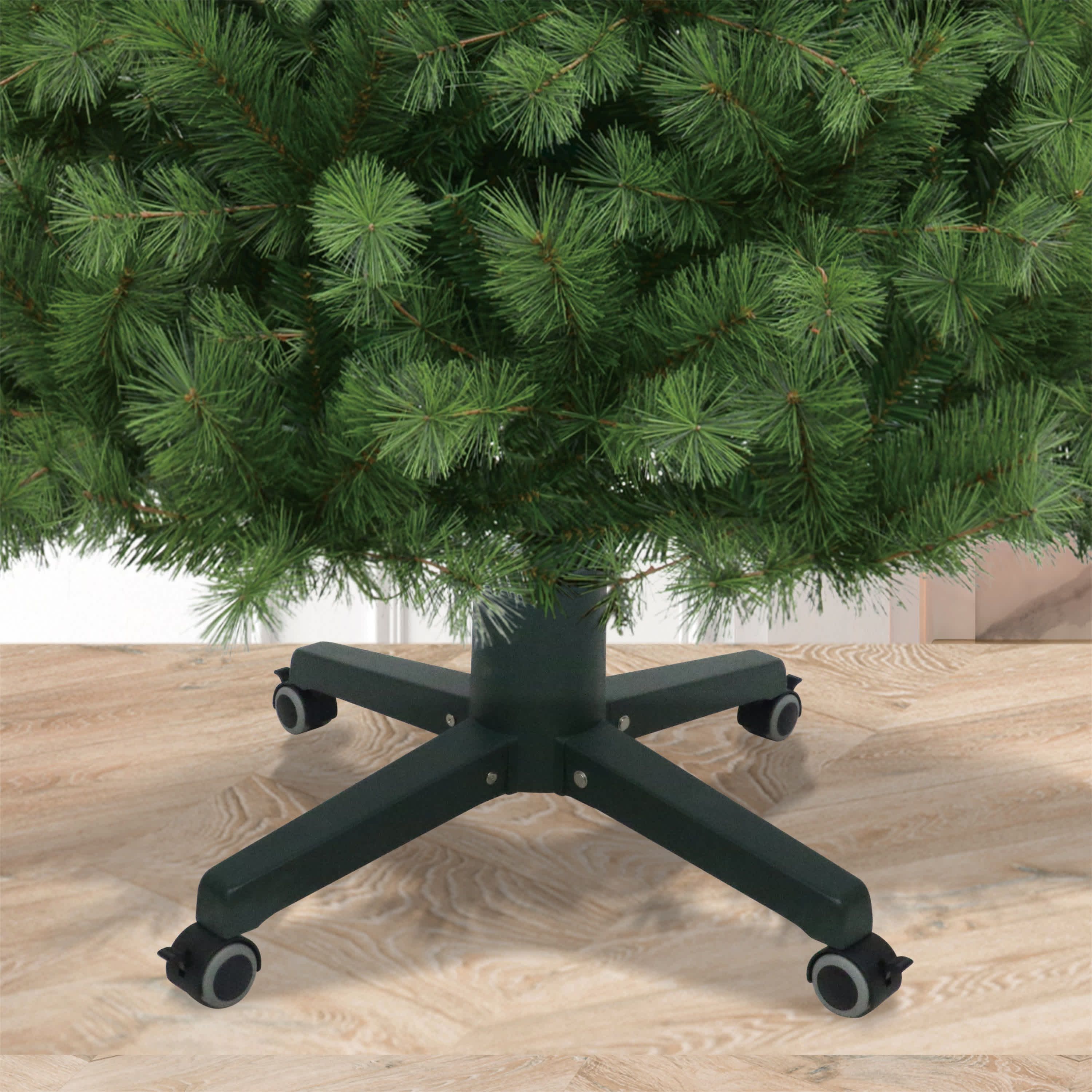 Puleo International 21" Lockable Artificial Tree Stand for up to 8 Trees Adjustable
