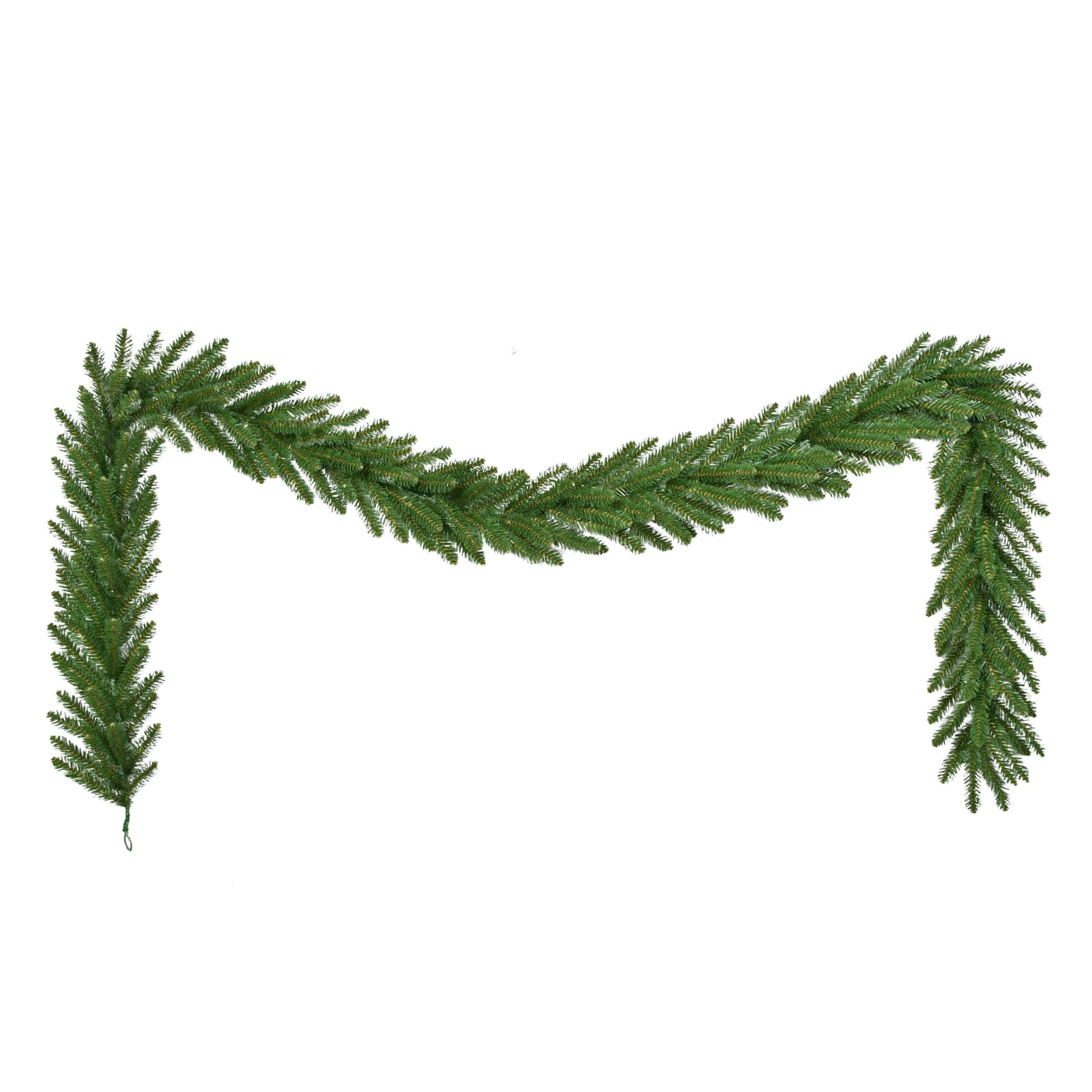 Puleo International 9 x 10" Mountain View Spruce Artificial Green Christmas Garland