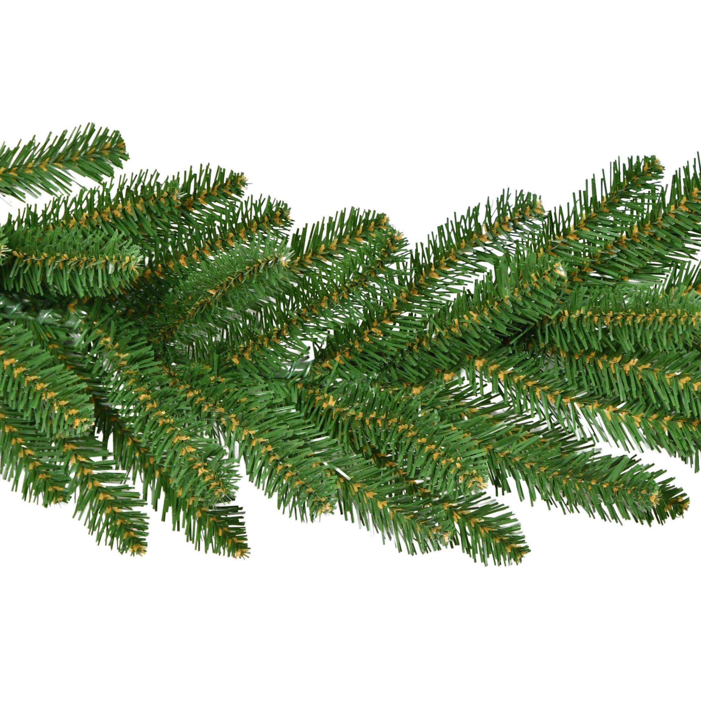 Puleo International 9 x 10" Mountain View Spruce Artificial Green Christmas Garland