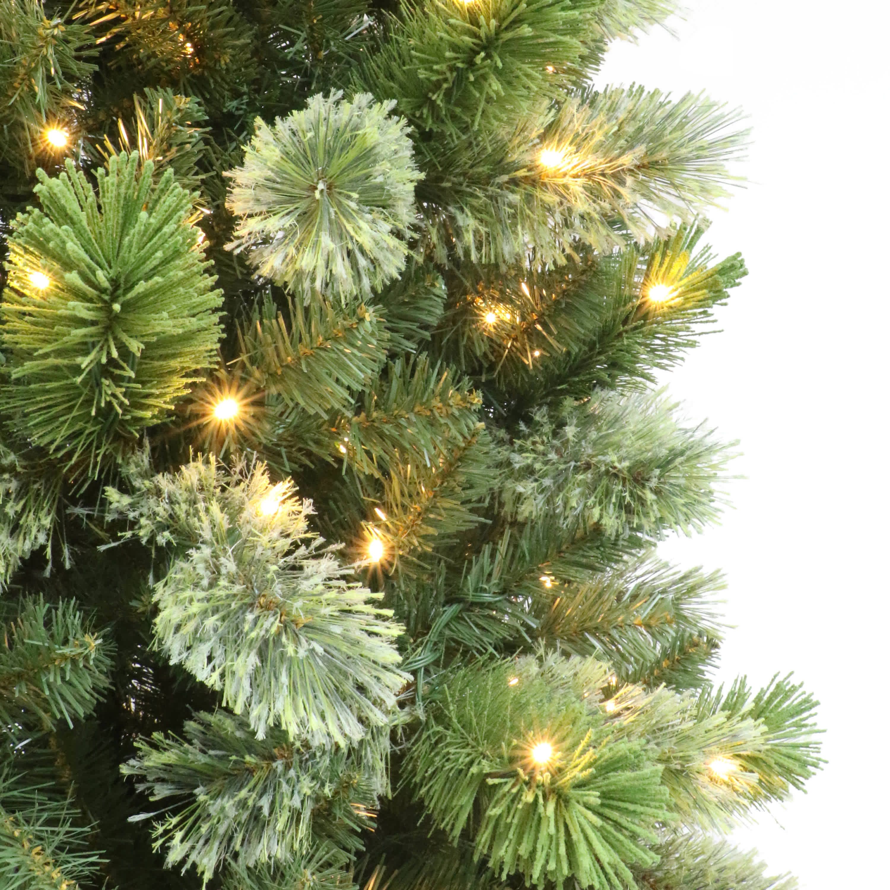Puleo International 6.5 Pre-Lit Artificial Oklahoma Pine Tree
