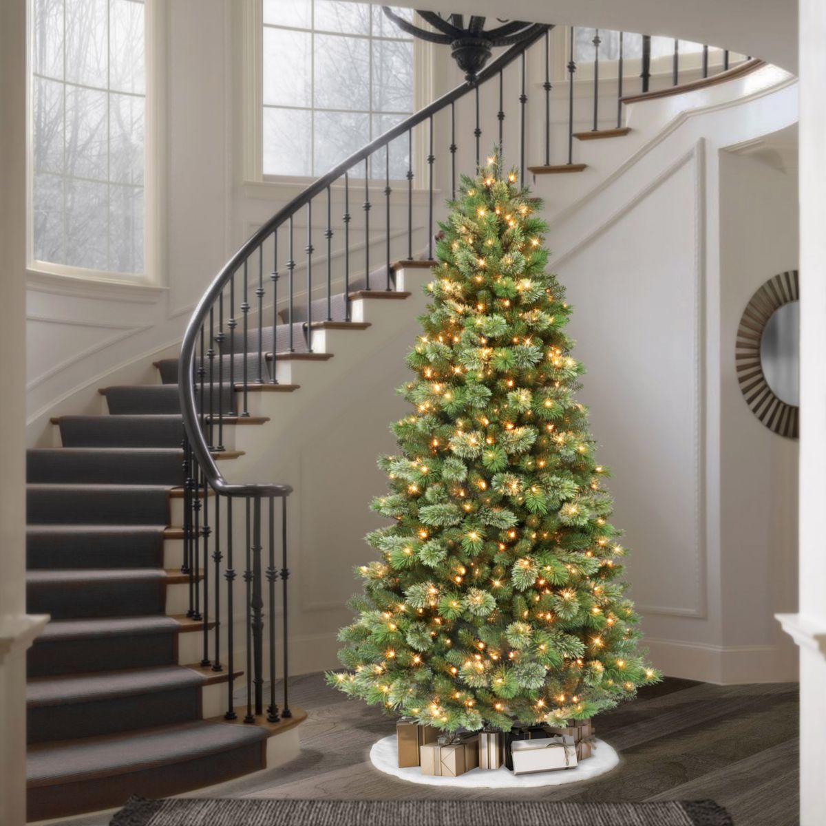 7.5 ft. Pre-Lit Oklahoma Artificial Tree