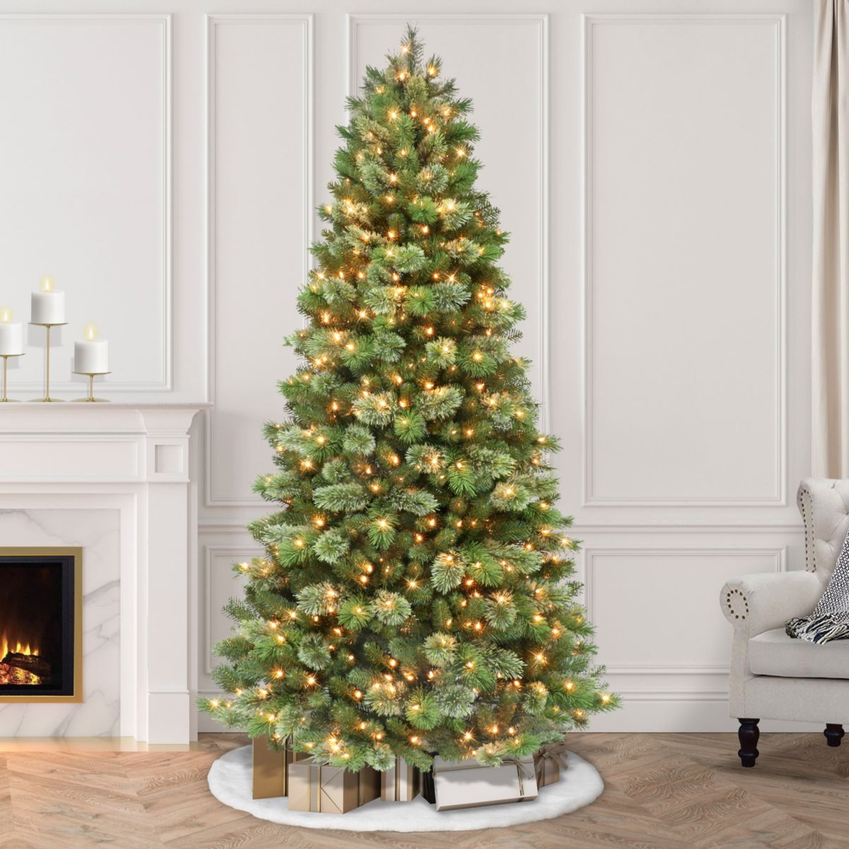 7.5 ft. Pre-Lit Oklahoma Artificial Tree
