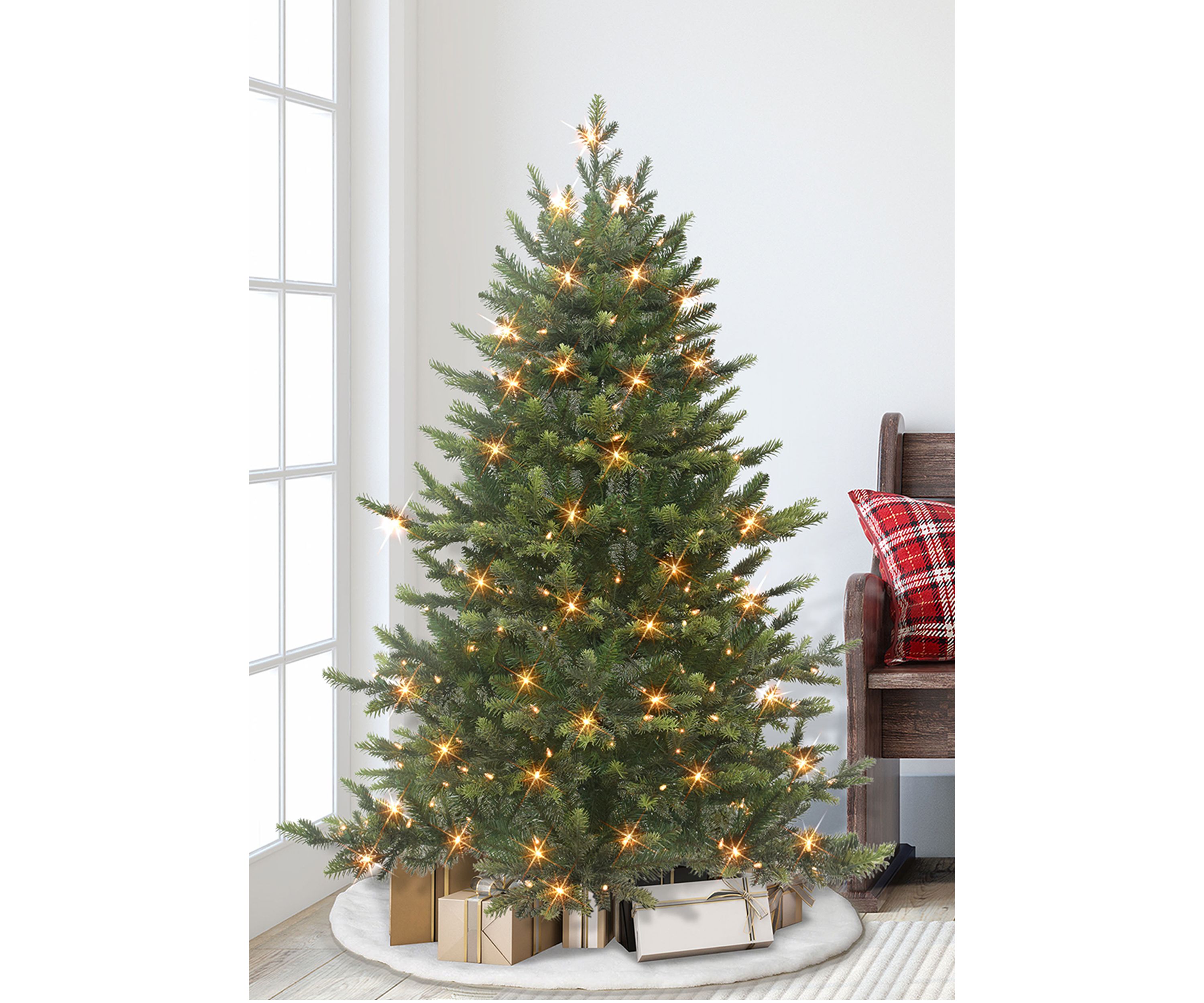 Pre-lit Royal Majestic Douglas Fir Downswept Tree