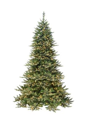 6.5 ft Pre-lit Royal Majestic Douglas Fir Downswept Artificial Christmas Tree Sure-Lit PoleÂ® 500 UL Clear Lights Metal Stand Green -  Puleo International, 7601713RMDDA65QC5