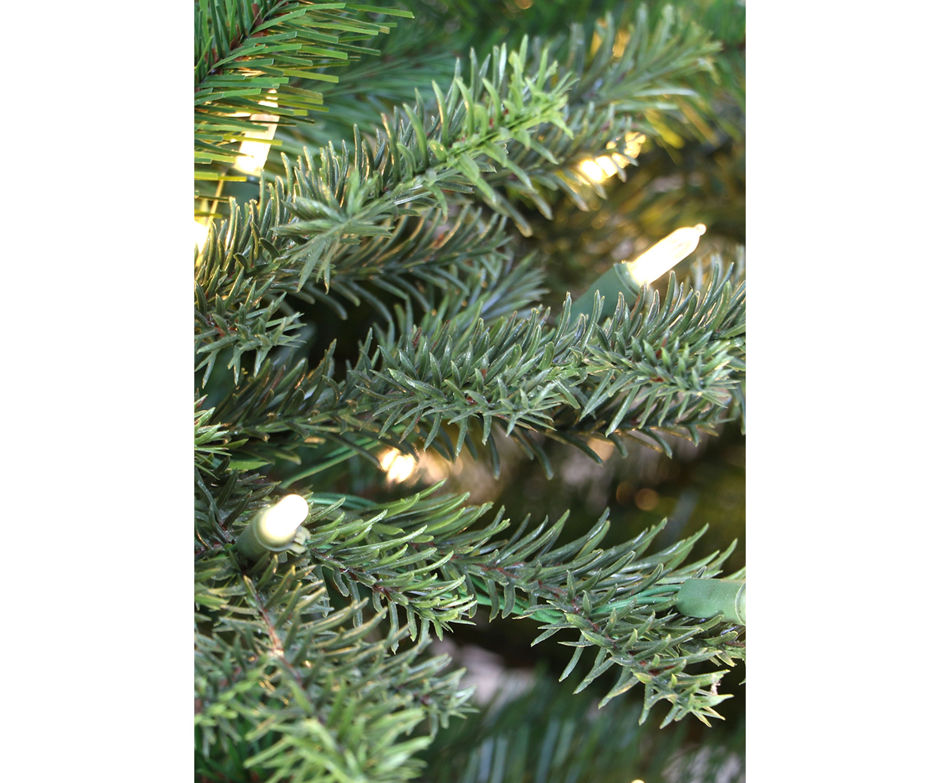 6.5 ft Pre-lit Slim Royal Majestic Douglas Fir Downswept Artificial Christmas Tree 350 UL Clear Lights Metal Stand Green
