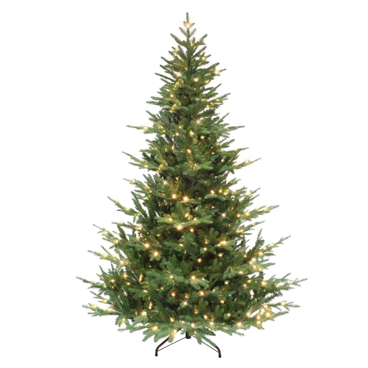 Puleo International 7.5 Pre-Lit Sacramento Fir Artificial Christmas Tree