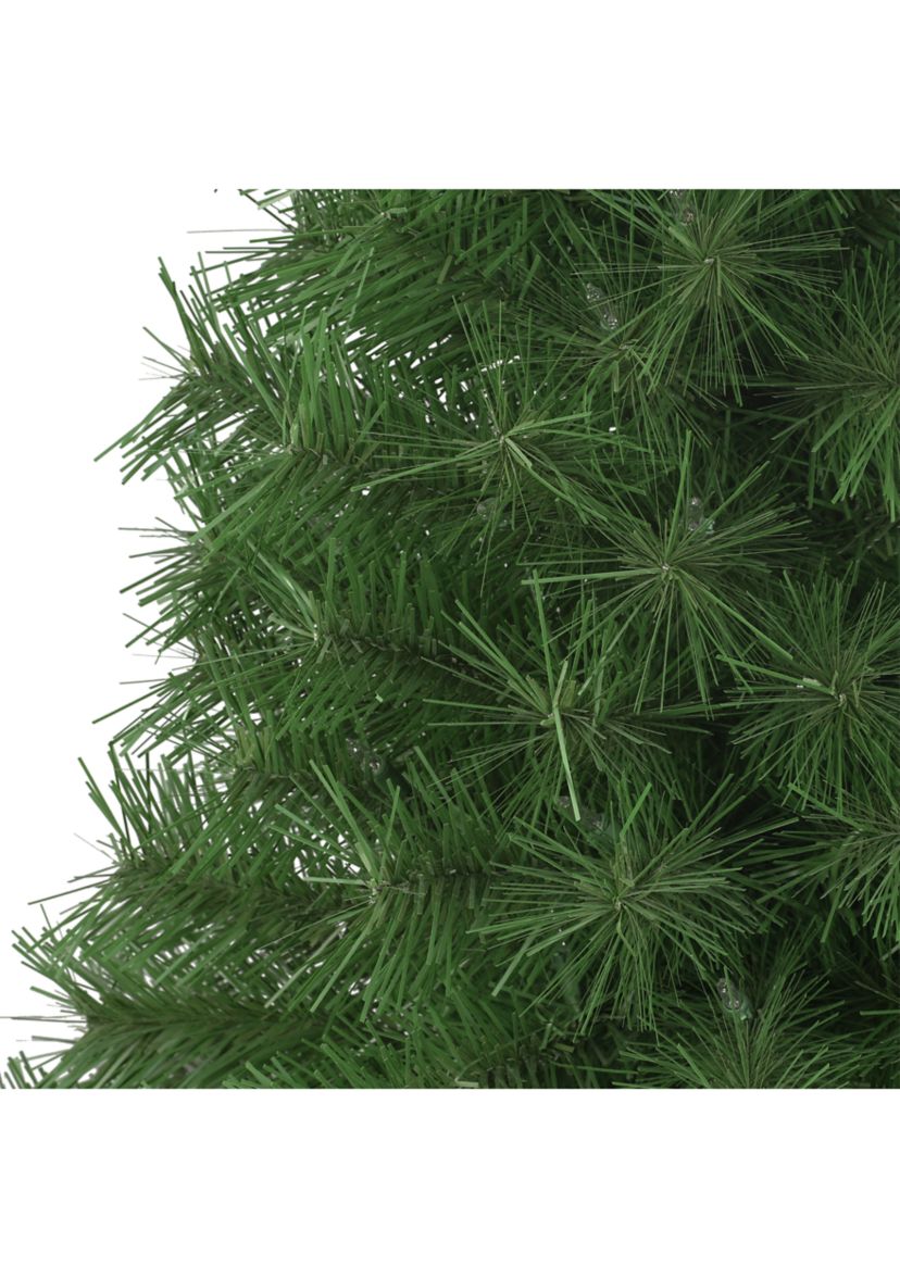 3-foot Pre-Lit Snow Ridge Aritificial Fir Tree 130 Tips 70 Clear Lights Plastic Stand