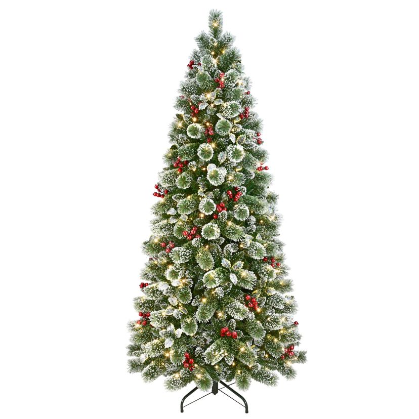 7.5 ft. Pre-Lit Slim Artificial Tree