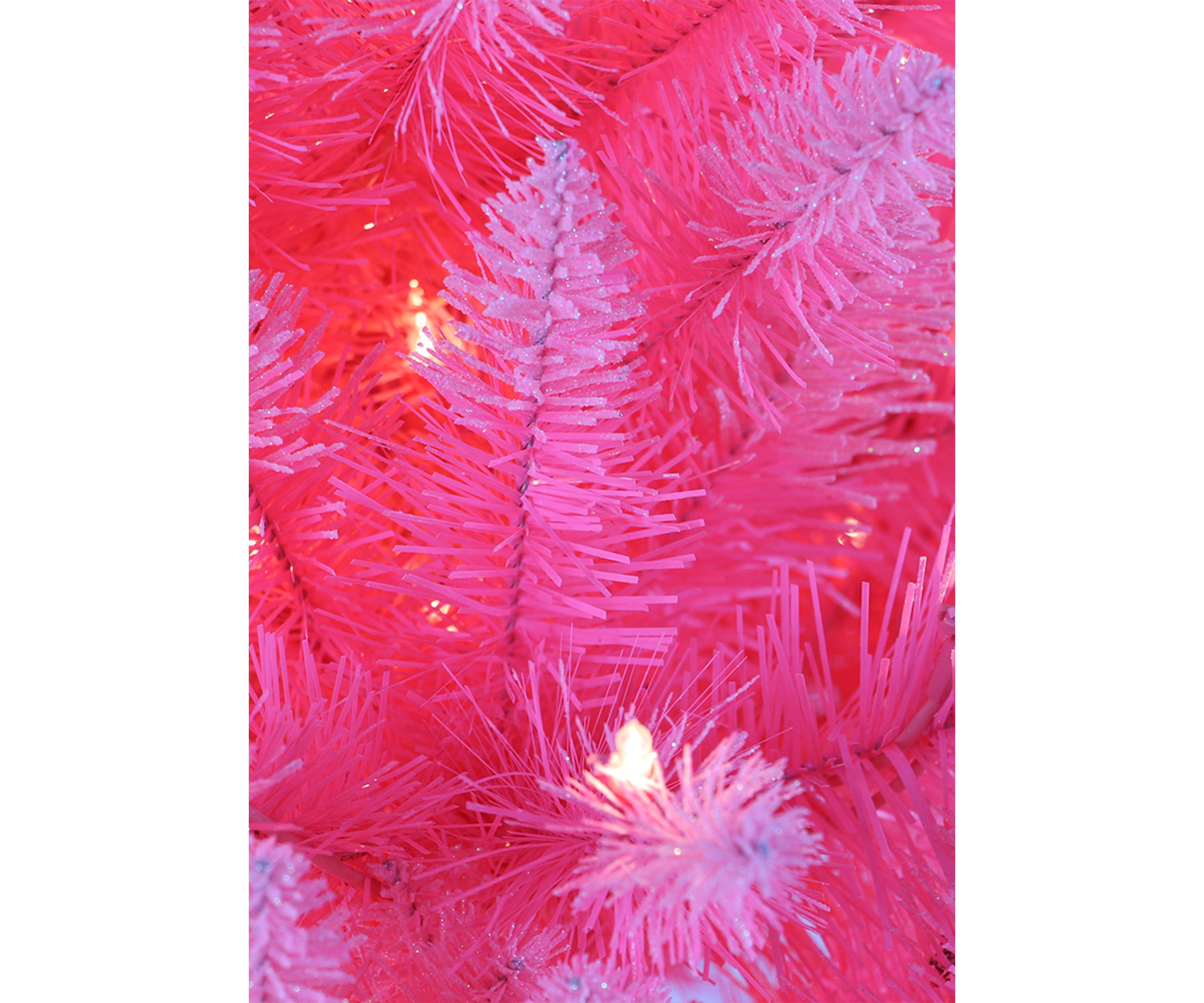 Pre-Lit 6.5-Foot Fashion Pink Christmas Tree