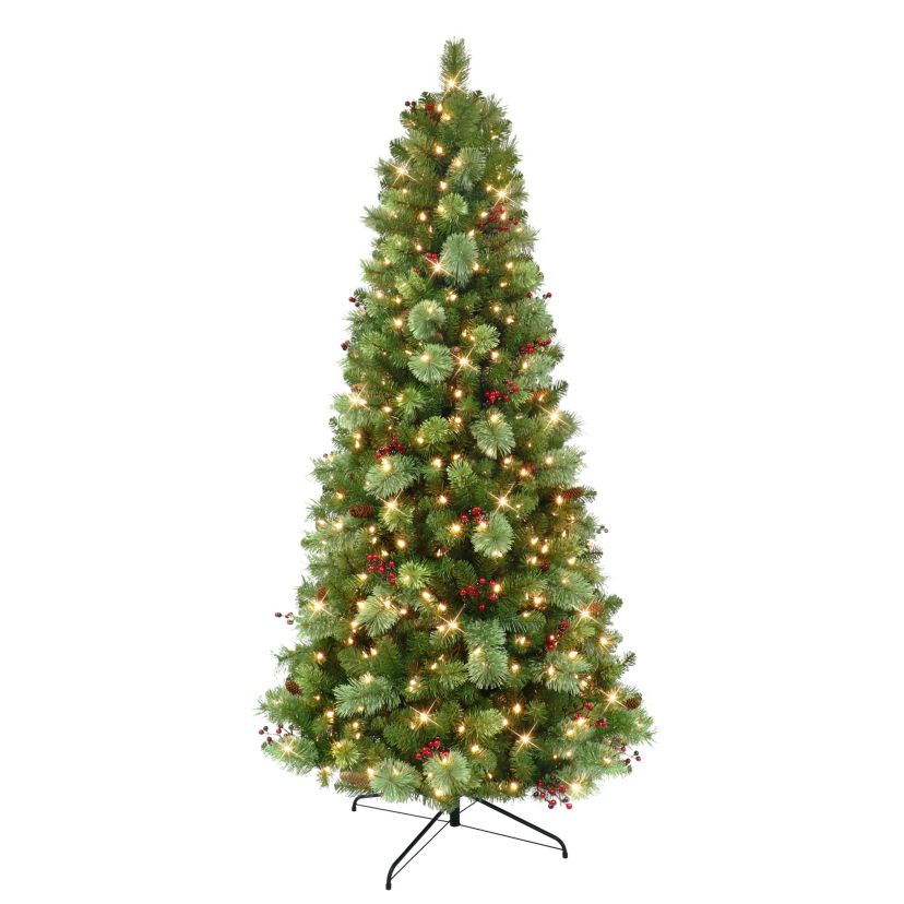 6.5 ft. Pre-Lit Spruce Aritificial Tree