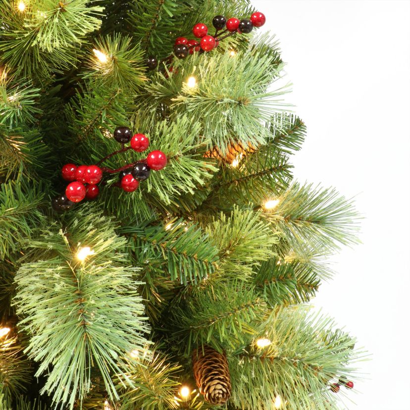 6.5 ft. Pre-Lit Spruce Aritificial Tree