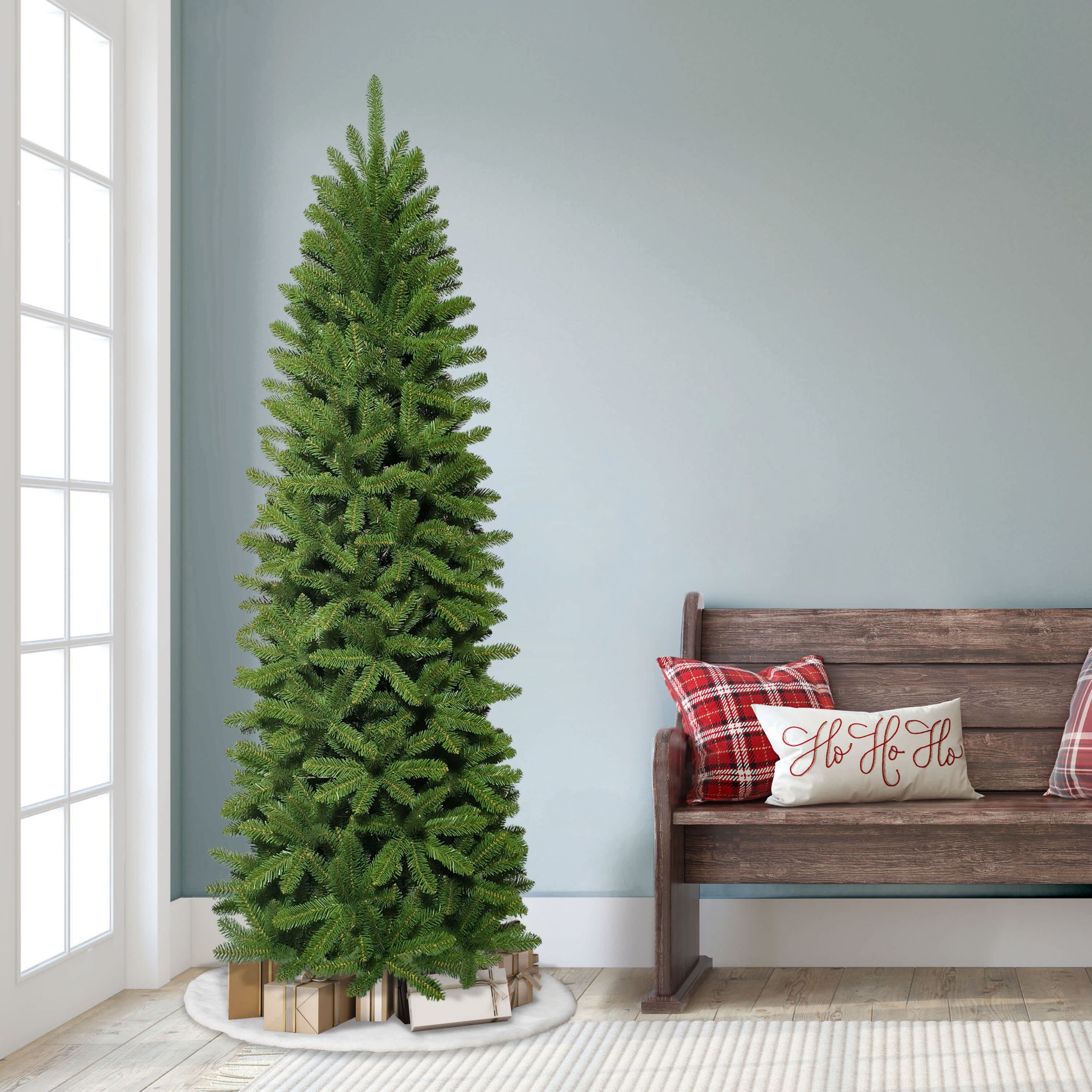 Puleo International 7 Artificial Washington Fir Pencil Tree