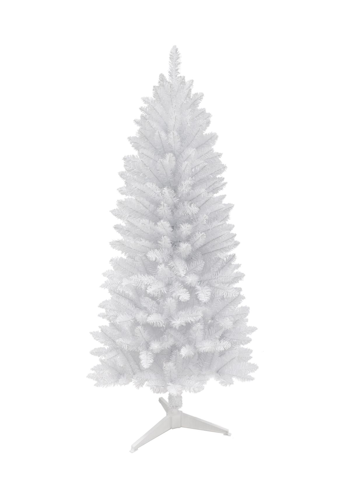 6-foot Unlit White Carson Aritificial Pine Tree 495 Tips