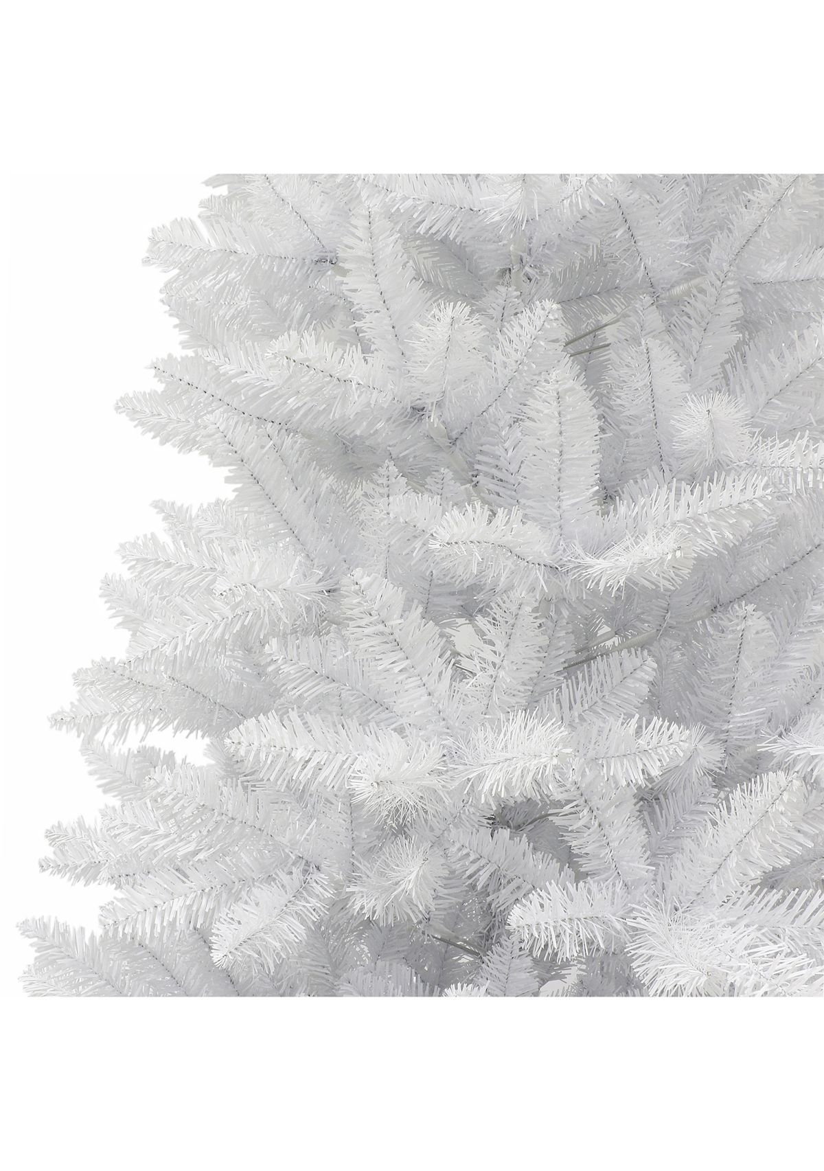 7-foot Unlit White Carson Artificial Pine Tree 680 Tips