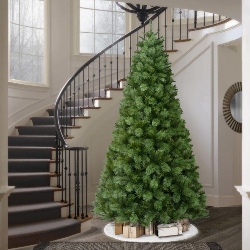 Puleo International 9 Artificial Wyoming Pine Christmas Tree