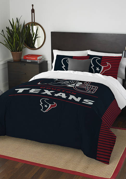 Nfl Houston Texans Draft Comforter Set, Houston Texans King Size Bedding
