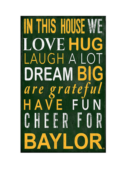 Fan Creations NCAA Baylor Bears In This House