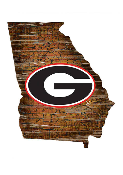 Fan Creations NCAA University of Georgia Bulldogs Distressed
