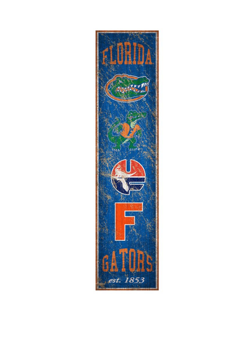NCAA Florida Gators 6 in x 24 in Vertical Heritage Banner
