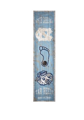 Fan Creations NCAA North Carolina Tar Heels 6 in x 24 in Vertical Heritage Banner