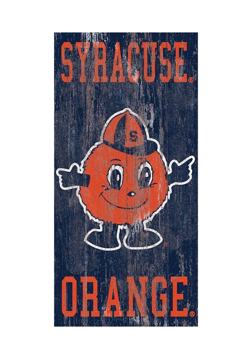 Syracuse Orange NCAA Syracuse University Orange Heritage Distressed Logo 11x19