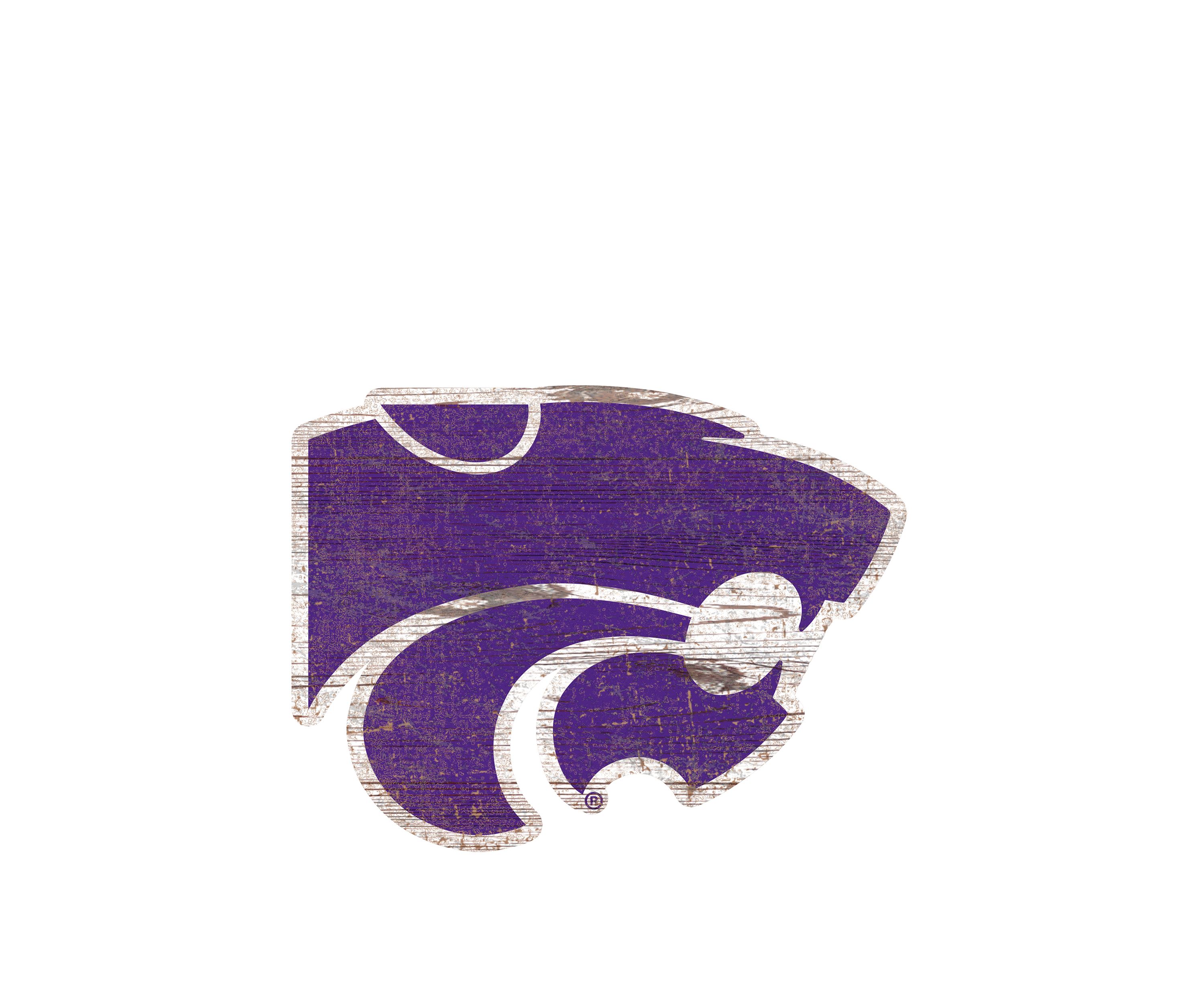 Fan Creations NCAA Kansas State University Wildcats Distressed Logo ...