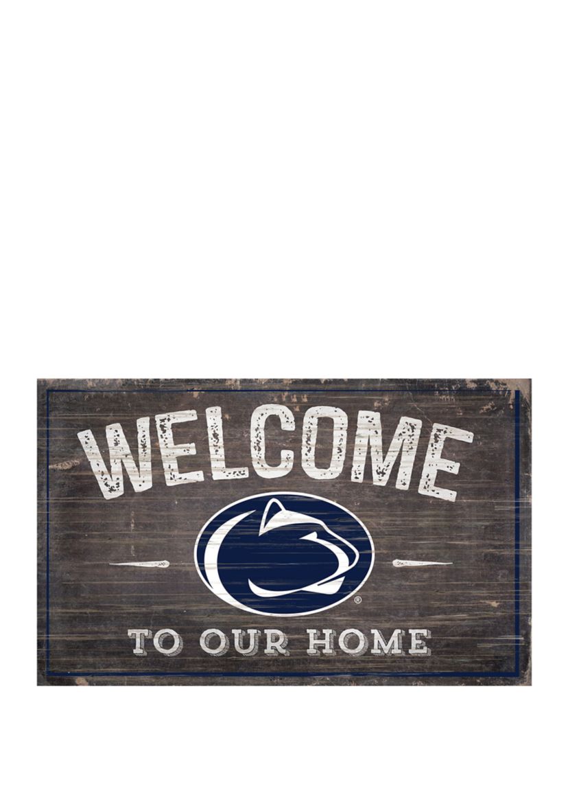 NCAA Penn State Nittany Lions 11 in x 19 in Welcome to Our Home Sign