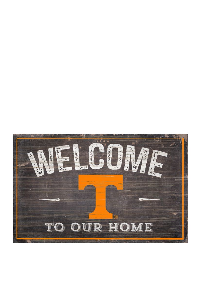 NCAA University of Tennessee Volunteers 11 in x 19 in Welcome to Our Home Sign