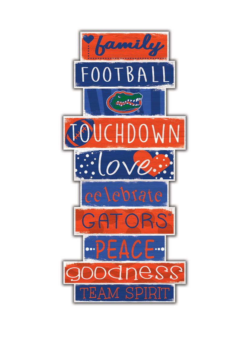NCAA University of Florida Gators 24 Inch Celebrations Stack Sign