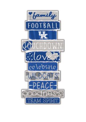 Fan Creations NCAA University of Kentucky Wildcats 24 Inch Celebrations Stack Sign