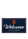 NCAA Syracuse Orange 11 in x 19 in Team Color Welcome  Sign