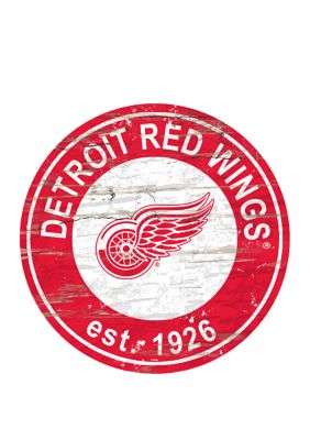 Fan Creations NHL Detroit Red Wings Distressed Round Sign