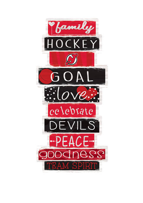 NHL New Jersey Devils 24 Inch Celebrations Stack Sign