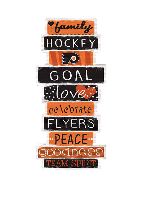NHL Philadelphia Flyers 24 Inch Celebrations Stack Sign