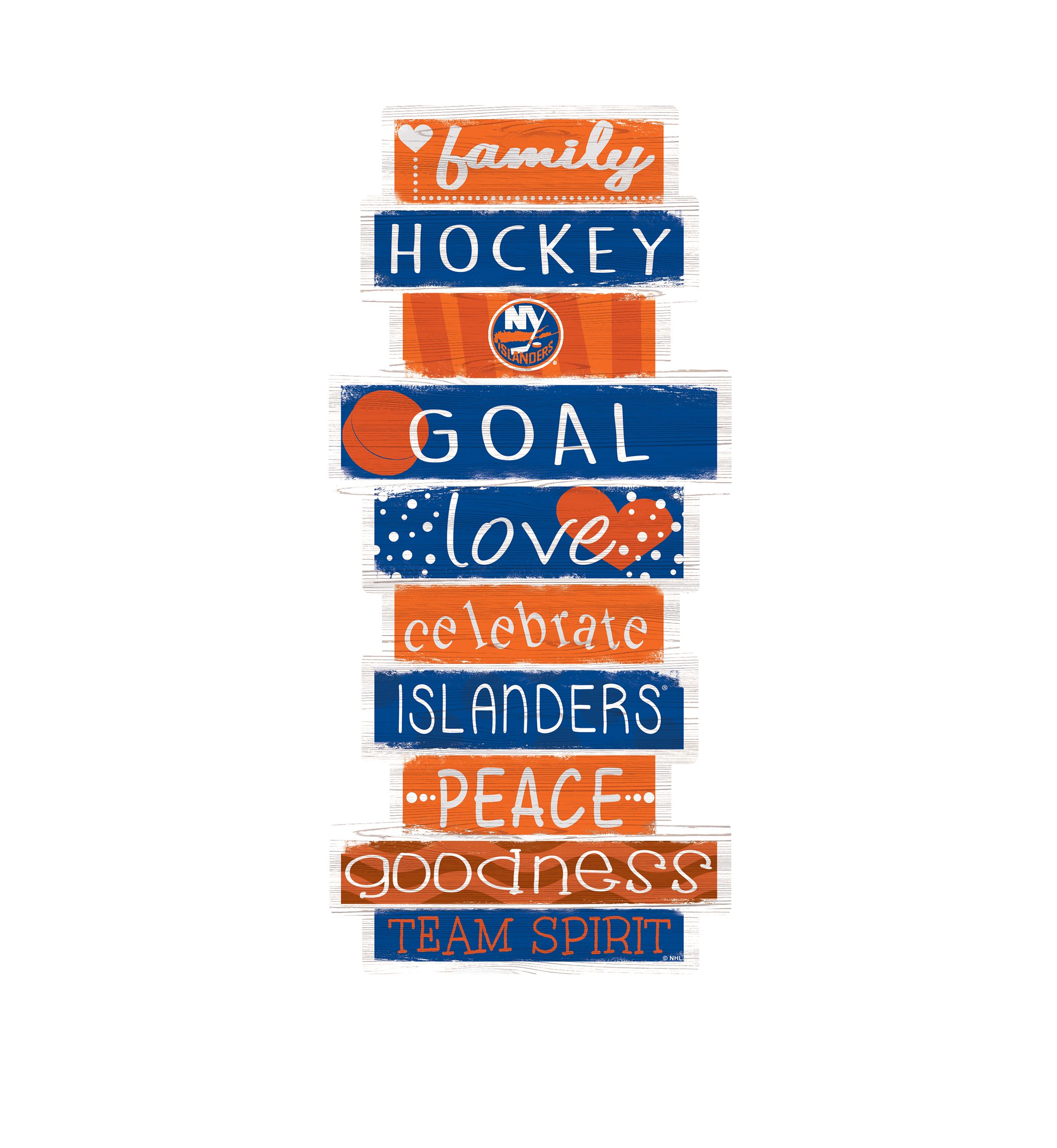 NHL New York Islanders 24 Inch Celebrations Stack Sign