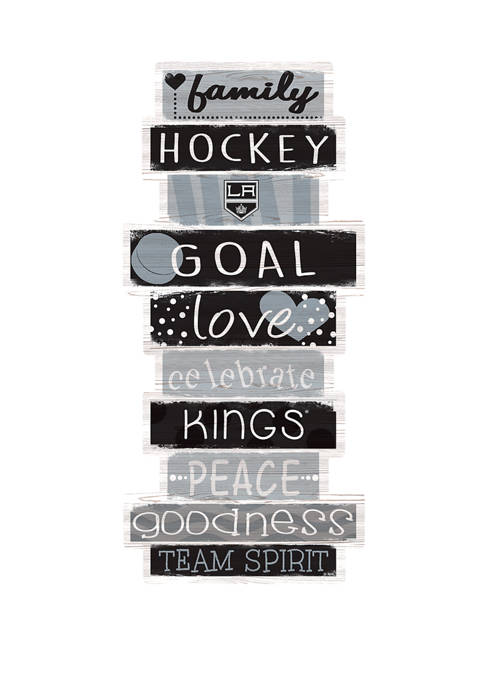NHL Los Angeles Kings 24 Inch Celebrations Stack Sign