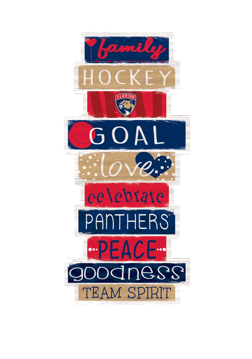 NHL Florida Panthers 24 Inch Celebrations Stack Sign
