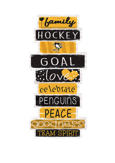 NHL Pittsburgh Penguins 24 Inch Celebrations Stack Sign