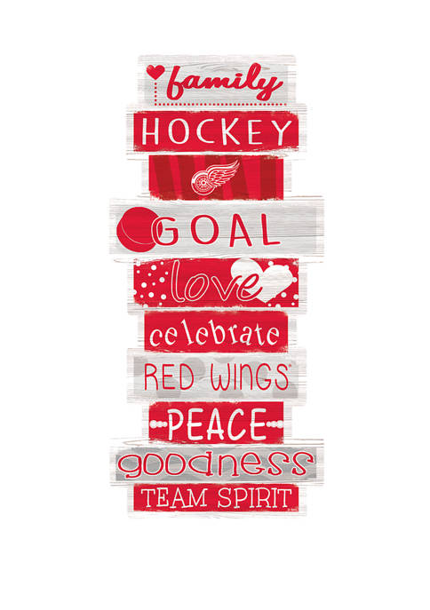 NHL Detroit Red Wings 24 Inch Celebrations Stack Sign