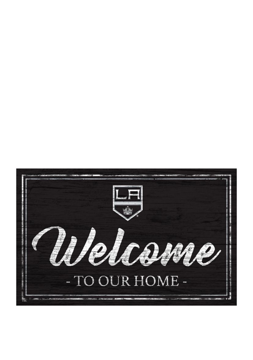NHL Los Angeles Kings 11 in x 19 in Team Color Welcome Sign