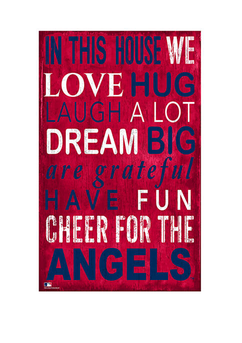 MLB Los Angeles Angels  In This House Sign