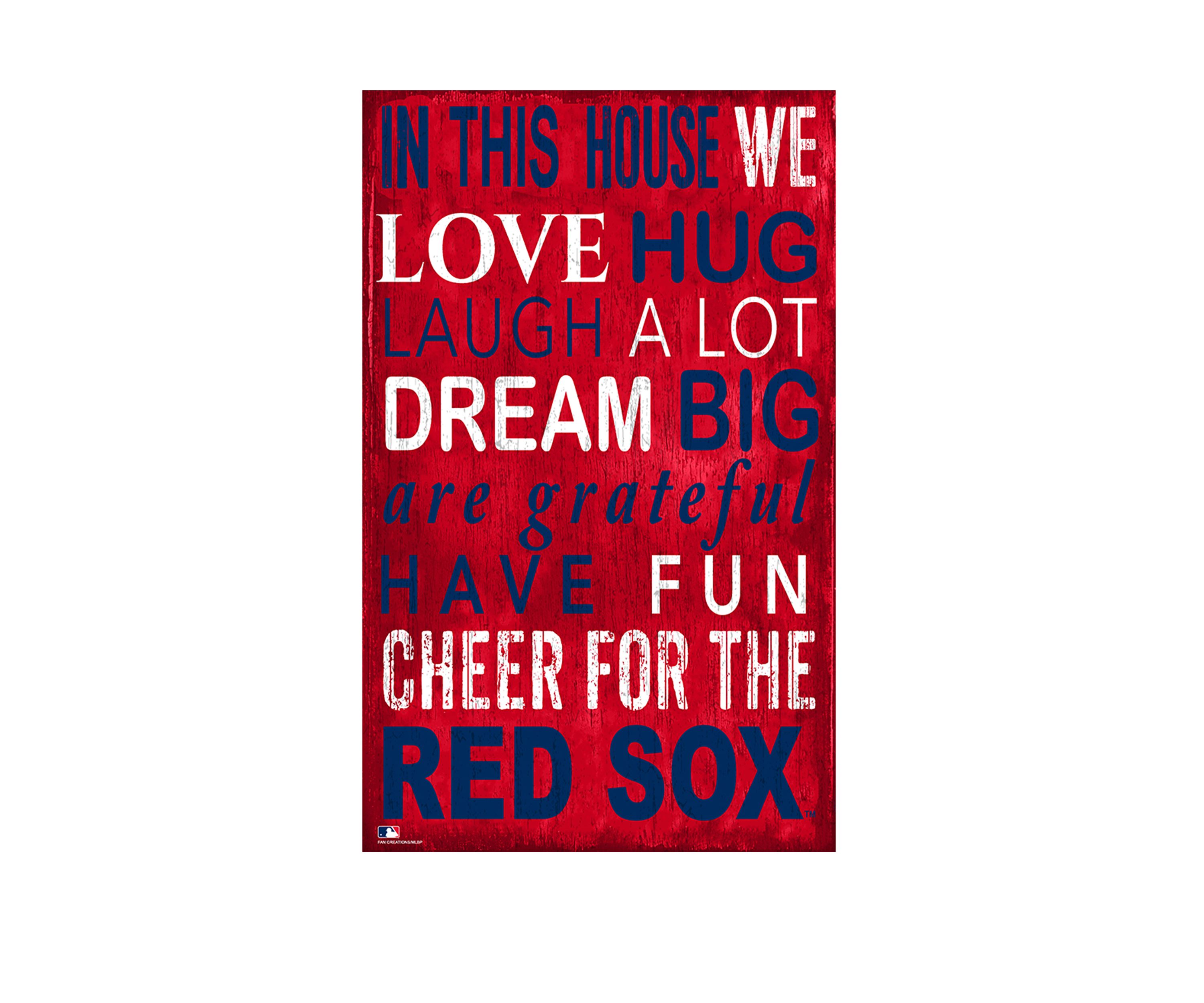 MLB Boston Red Sox In This House Sign
