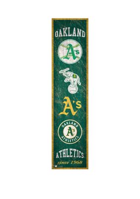 Fan Creations MLB Oakland Athletics 6 in x 24 in Heritage Banner Sign, Green