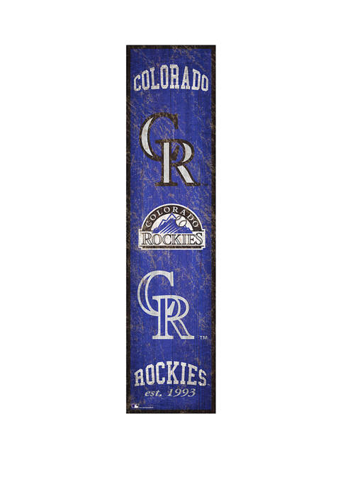 Fan Creations MLB Colorado Rockies Heritage Banner
