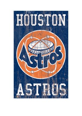 Belk MLB Houston Astros 11 in x 19 in Heritage Distressed Logo