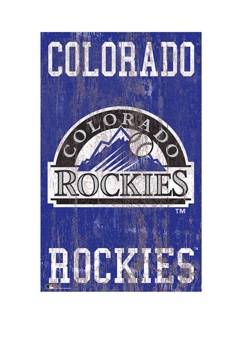 Fan Creations MLB Colorado Rockies 11 in x