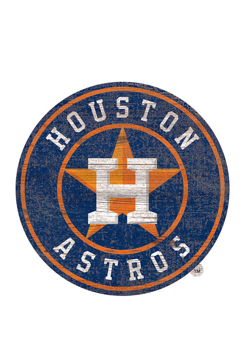 Fan Creations MLB Houston Astros Distressed Logo Cutout
