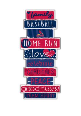 Fan Creations MLB Saint (St.) Louis Cardinals Celebrations Stack 24 in x 10 in Sign