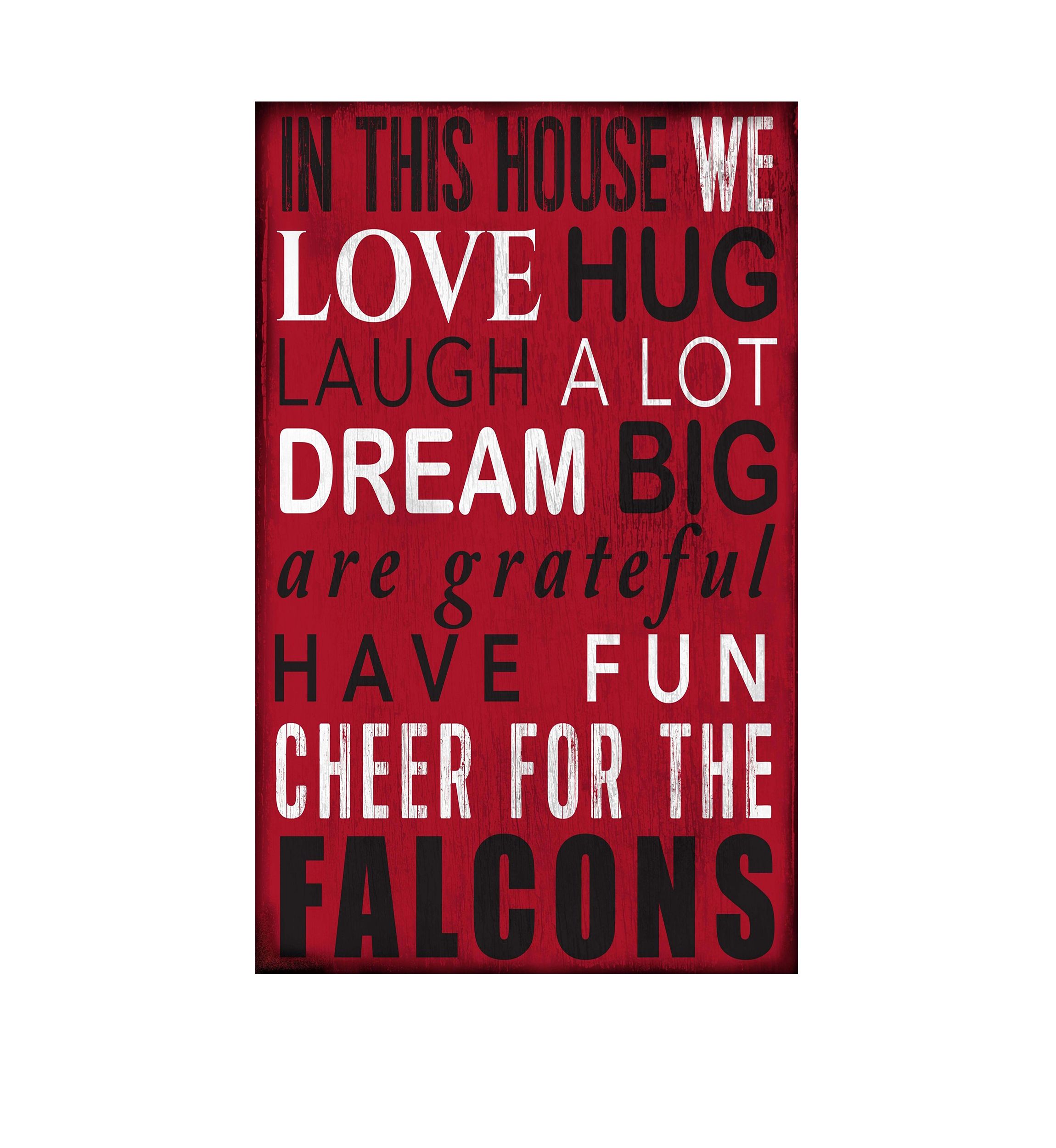 NFL Atlanta Falcons In This House Sign