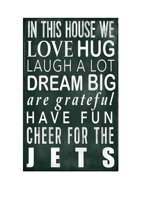 NFL New York Jets In This House Sign